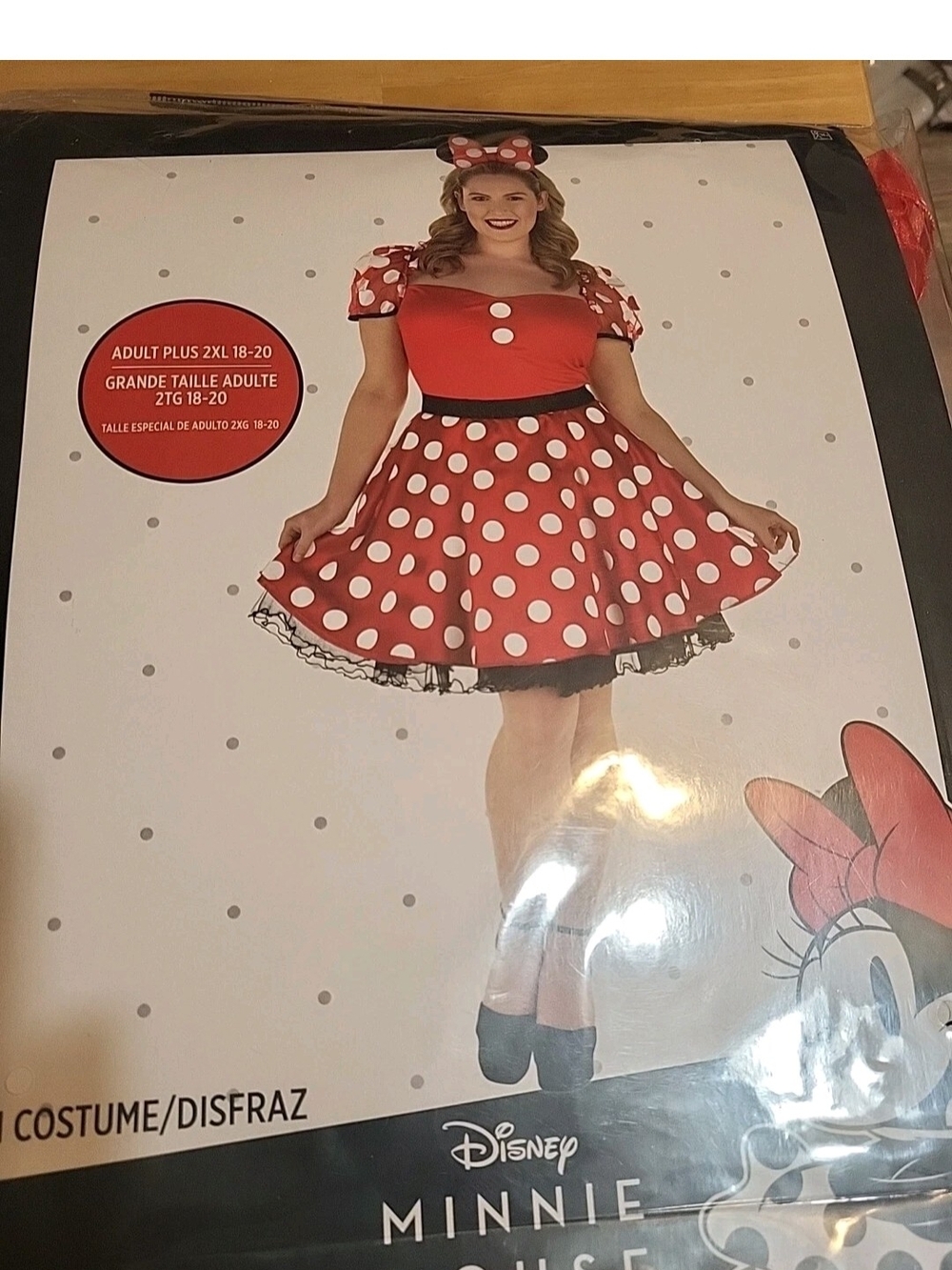 Disney Minnie Mouse Halloween Costume Adult 2XL 18-20 #4076 #4142